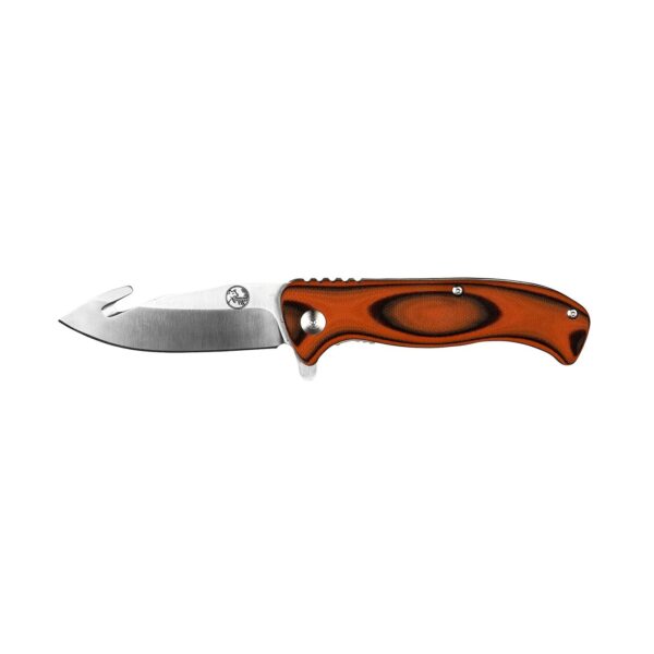 Folding Gut Hook with Leather Pouch